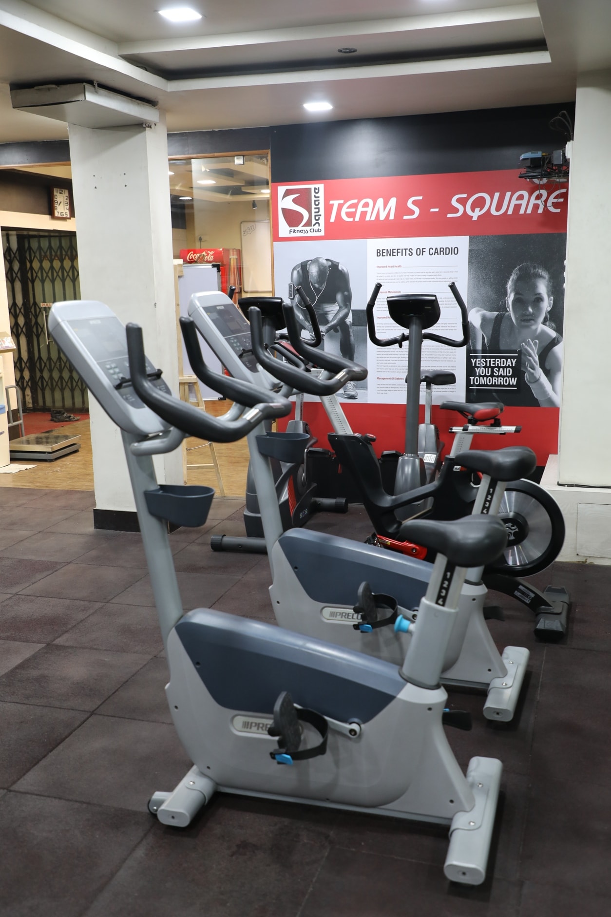 Cardio Equipment at S Square Fitness Club